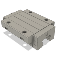 AIRTAC PROFILE RAIL BEARING LSH 35MM SERIES, HIGH ACCURACY WITH LIGHT PRELOAD (B), BOTTOM MOUNTING FLANGE - LONG BODY
