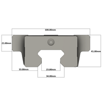 LSH35BK-F2L-H-B-M6 AIRTAC PROFILE RAIL BEARING LSH 35MM SERIES, HIGH ACCURACY WITH LIGHT PRELOAD (B), BOTTOM MOUNTING FLANGE - LONG BODY