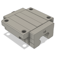 LSH35BK-F2N-N-D-M6 AIRTAC PROFILE RAIL BEARING LSH 35MM SERIES, NORMAL ACCURACY WITH NO PRELOAD (D) STANDARD, BOTTOM MOUNTING FLANGE - NORMAL BODY