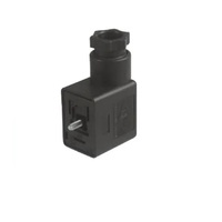 CANFIELD SOLENOID VALVE CONNECTOR FORM B IND 2+G PG9 CG FW 6-48VAC/DC (BK) (25 PC'S)