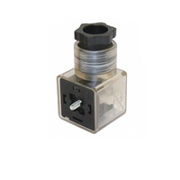 CANFIELD SOLENOID VALVE CONNECTOR FORM A DIN 3+G PG11 CG FW LED/MOV, 6-48VAC/DC (BK)