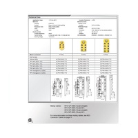DLTR8-5/5DC-T19 HTM JUNCTION BLOCK 8-5 PIN M12 / 19 PIN M16 TOP EXIT 10-30VDC