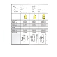 ALTR4-5/5DC-3605 HTM JUNCTION BLOCK 4-5 PIN M12 / 12 PIN 1 1/8" MINI SIDE EXIT PUR YE 10-30VDC