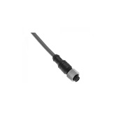 MENCOM CORDSET 4 PIN M12 (EURO) FEMALE STR 2M PVC GY 22AWG 300VAC/DC