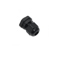 MENCOM CABLE GLAND PG7 MALE THR .2-5MM CG PLASTIC (BLACK)