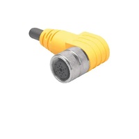 TURCK CORDSET 14 PIN M16 FEMALE ELB 5M TPU YE 22AWG 30VAC/DC