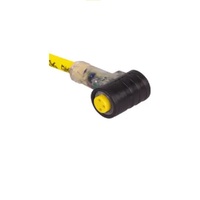 TURCK CORDSET 3 PIN M8 FEMALE ELB 6M TPU BK HI-FLEX 24AWG 10-30VDC PNP LED