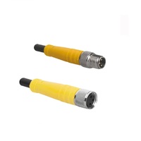 TURCK CORDSET 3 PIN M8 F/M STR 1M TPU BK HI-FLEX 24AWG 125VAC/DC