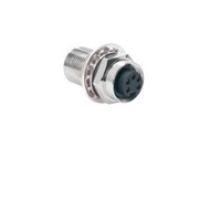 TURCK ADAPTOR 3 PIN 7/8" MINI M/F STR BULKHEAD 600VAC/DC