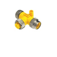 TURCK SPLITTER 3 PIN "T" 7/8" MINI M/F/F 250VAC/DC