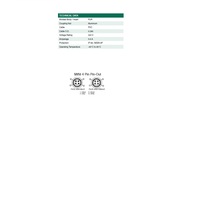 MD0405MAF0000000 NUMATICS/AVENTICS POWER CORDSET 4 PIN 7/8" MINI FEMALE ELB 5M PVC YE 18AWG 300VAC/DC