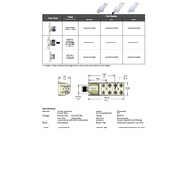 JAN-83P-210-C050 MENCOM JUNCTION BLOCK 8-3 PIN M12 / 5M SIDE PUR BK 60VAC/DC PNP LED