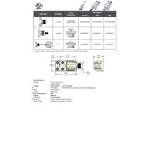 JDC-440-007-F000 MENCOM JUNCTION BLOCK 4-3 PIN M12 / FW SIDE 48VAC/DC