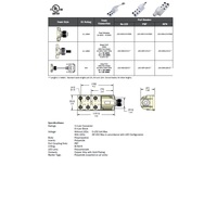 JDC-65P-215-C020 MENCOM JUNCTION BLOCK 6-5 PIN M12 W/ 2M SIDE PUR BK 48VAC/DC PNP LED