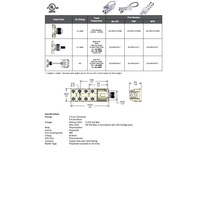 JDC-850-019-C050 MENCOM JUNCTION BLOCK 8-5 PIN M12 / 5M SIDE PUR BK 48VAC/DC