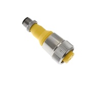 MENCOM ADAPTOR 5 PIN 7/8" MINI/M12 M/F STR 300VAC/DC