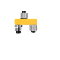 MENCOM DEVICENET SPLITTER 5 PIN "T" M12 M/F/F 300VAC/DC