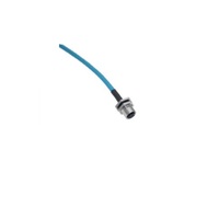 MENCOM ETHERNET CORDSET 8 PIN M12 MALE STR BM 2M PVC TEAL HI-FLEX 24AWG 60VAC/DC