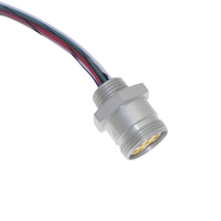 MENCOM RECEPTACLE 10 PIN 1 1/8" MINI MALE STR FM 1' 1/2" NPT THR 18AWG 300VAC/DC