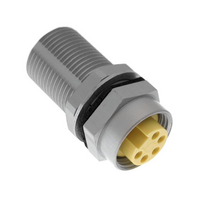 MENCOM RECEPTACLE 3 PIN 7/8" MINI FEMALE STR TM 600VAC/DC