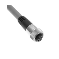 MENCOM CORDSET 4 PIN 7/8" MINI FEMALE ELB 6' PVC GY 14AWG 600VAC/DC