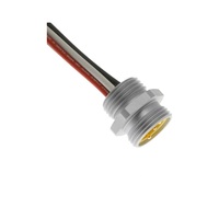 MENCOM RECEPTACLE 12 PIN 7/8" MINI MALE STR FM 1' 1/2" NPT THR 18AWG 300VAC/DC
