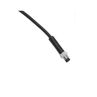 MENCOM CORDSET 3 PIN M8 MALE STR 3M PVC BK 24AWG 60VAC/DC