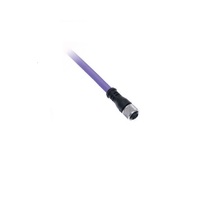 NUMATICS/AVENTICS PROFIBUS/DP CORDSET 5 PIN M12 FEMALE STR 5M PUR BK 24AWG 250VAC/DC