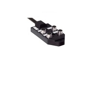 TURCK JUNCTION BLOCK 4-4 PIN M12 / 5M SIDE EXIT PVC BK 250VAC/300VDC