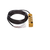 TURCK JUNCTION BLOCK 8-3 PIN M8 / 5M SIDE EXIT PVC BK 10-48VDC