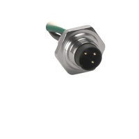 TURCK CIRCULAR CONNECTOR 2 PIN M16 MALE STR FM 0.5M CABLE 12AWG 1/2" NPT THR 600VAC/DC