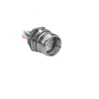 TURCK CIRCULAR CONNECTOR 12 PIN M23 FEMALE STR FM 2M CABLE 18AWG M20 THR 300VAC/DC