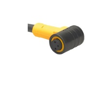 TURCK CORDSET 3 PIN M8 FEMALE ELB 2M TPU BK HI-FLEX 24AWG 125VAC/DC