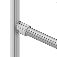 41D-100-0 MODULAR SOLUTION D28 CONNECTOR CONNECTOR END TO RIDGE MOUNT STRIAGHT