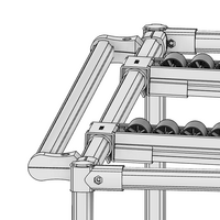 41D-115-0 MODULAR SOLUTION D28 CONNECTOR CONNECTOR SHAFT TO RIDGE STRAIGHT