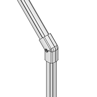41D-127-0 MODULAR SOLUTION D28 CONNECTOR 135 DEGREE CONNECTOR OUTER END CONNECTION