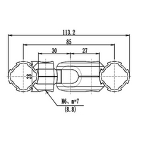 42D-283-0 MODULAR SOLUTION D28 CONNECTOR FREE ANGLE CONNECTOR RIDGE TO RIDGE