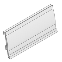 MODULAR SOLUTION D28 CLIP ON PART PLASTIC SIGN BOARD WORK WITH (2) #79D-102-0