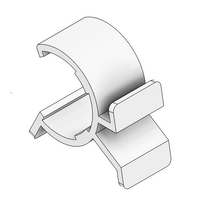 MODULAR SOLUTION D28 CLIP ON PART PLASTIC SIGN BOARD CLIP WITH (1) #79D-101-0