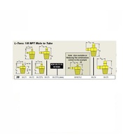 1/8LB3 MEM-CO BRASS FITTING 1/8" NPT MALE X 1/8" BARB ELBOW