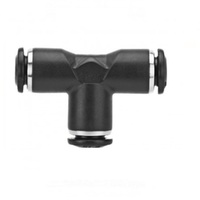 AIGNEP PLASTIC PUSH-IN FITTING<BR>6MM TUBE UNION TEE