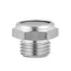 AIGNEP STAINLESS STEEL PUSH-IN FITTING&lt;BR&gt;1/4&quot; TUBE X 1/4&quot; UNIV MALE SWIVEL ELBOW