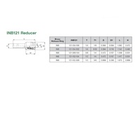 INB121-104-532 NUMATICS/AVENTICS NP BRASS PUSH-IN FITTING 5/32" TUBE X 1/4" PLUG-IN REDUCER