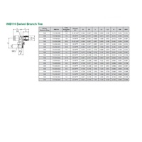INB114-102-021 NUMATICS/AVENTICS NP BRASS PUSH-IN FITTING 1/2" TUBE X 1/4" NPT MALE SWIVEL BRANCH TEE