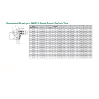 INWB114-102-021 NUMATICS/AVENTICS NP BRASS PUSH-IN FITTING 1/2" TUBE X 1/4" UNIV MALE SWIVEL BRANCH TEE