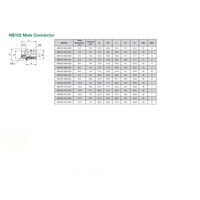 NB102-008-001 NUMATICS/AVENTICS NP BRASS PUSH-IN FITTING 8MM TUBE X 1/4" G MALE