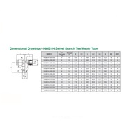 NWB114-008-002 NUMATICS/AVENTICS NP BRASS PUSH-IN FITTING 8MM TUBE X 3/8" UNIV MALE SWIVEL BRANCH TEE