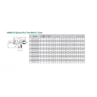NWB116-004-000 NUMATICS/AVENTICS NP BRASS PUSH-IN FITTING 4MM TUBE X 1/8" UNIV MALE SWIVEL RUN TEE