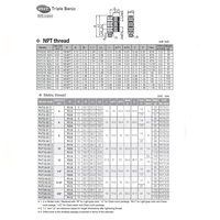 PHT4-01 PISCO PLASTIC PUSH-IN FITTING 4MM TUBE X 1/8" BSPT MALE TRIPLE UNIVERSAL ELBOW