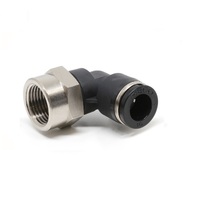PISCO PLASTIC PUSH-IN FITTING 10MM TUBE X 1/4" BSPT FEMALE ELBOW